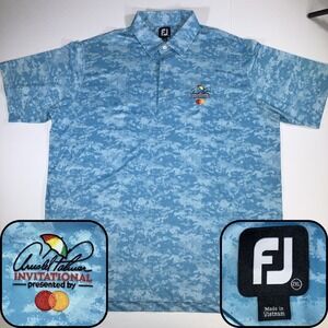 FootJoy Bay Hill Arnold Palmer Invitational Golf Polo Mens 2XL Blue Camo